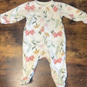 Carter’s Child of Mine - Floral Footies with Full-Body Coverage